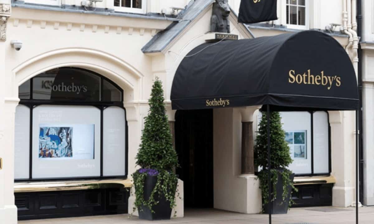 Sotheby’s Auction House Launches Marketplace for Secondary NFT Sales