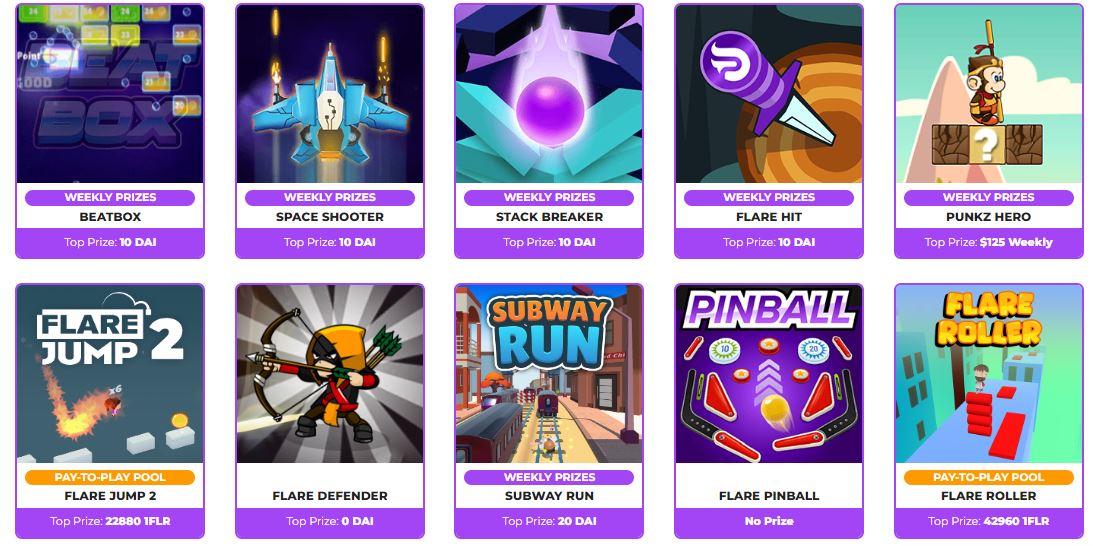 Crypto Arcade Games on Pipeflare