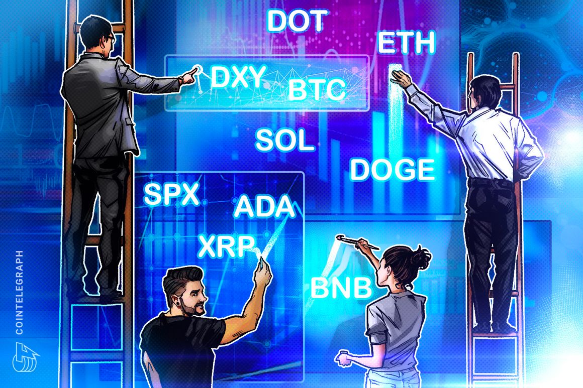 Price analysis 8/21: SPX, DXY, BTC, ETH, BNB, XRP, ADA, DOGE, SOL, DOT