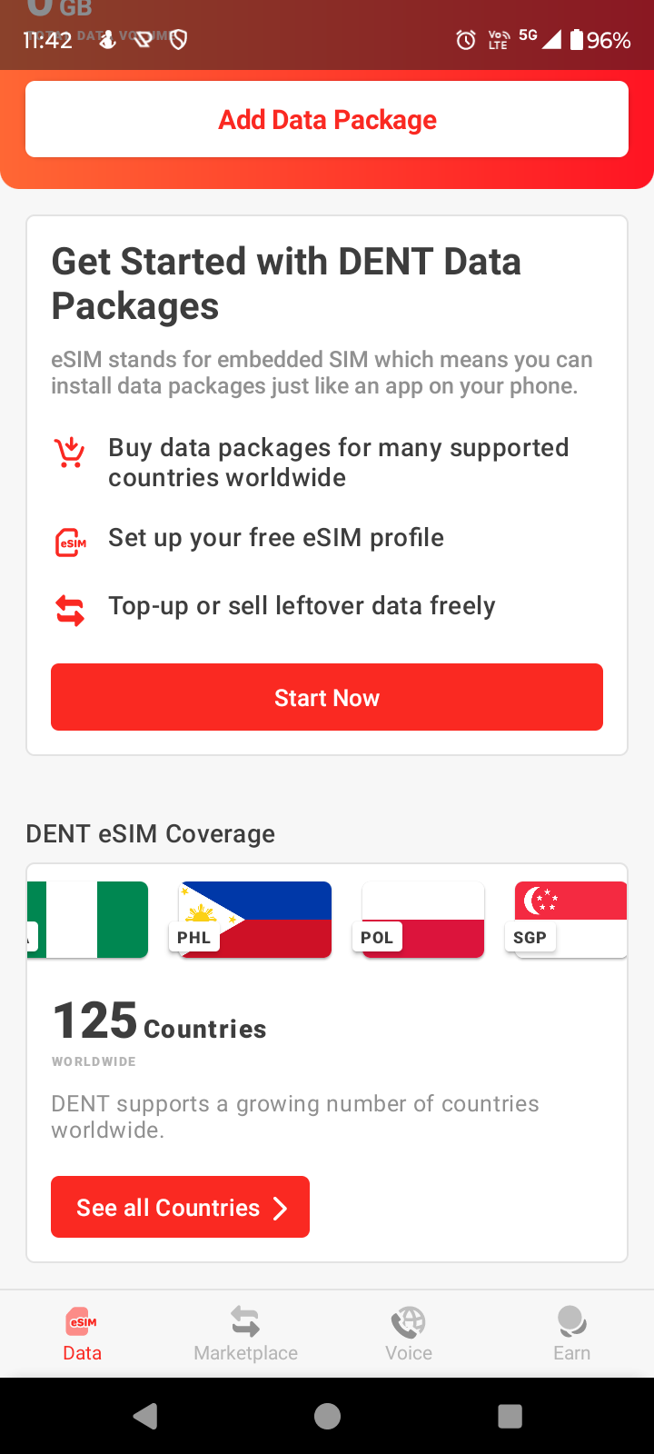 DENT Data Packages